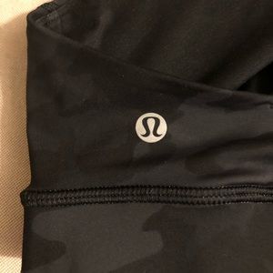 Lululemon Grey Camo sports bra